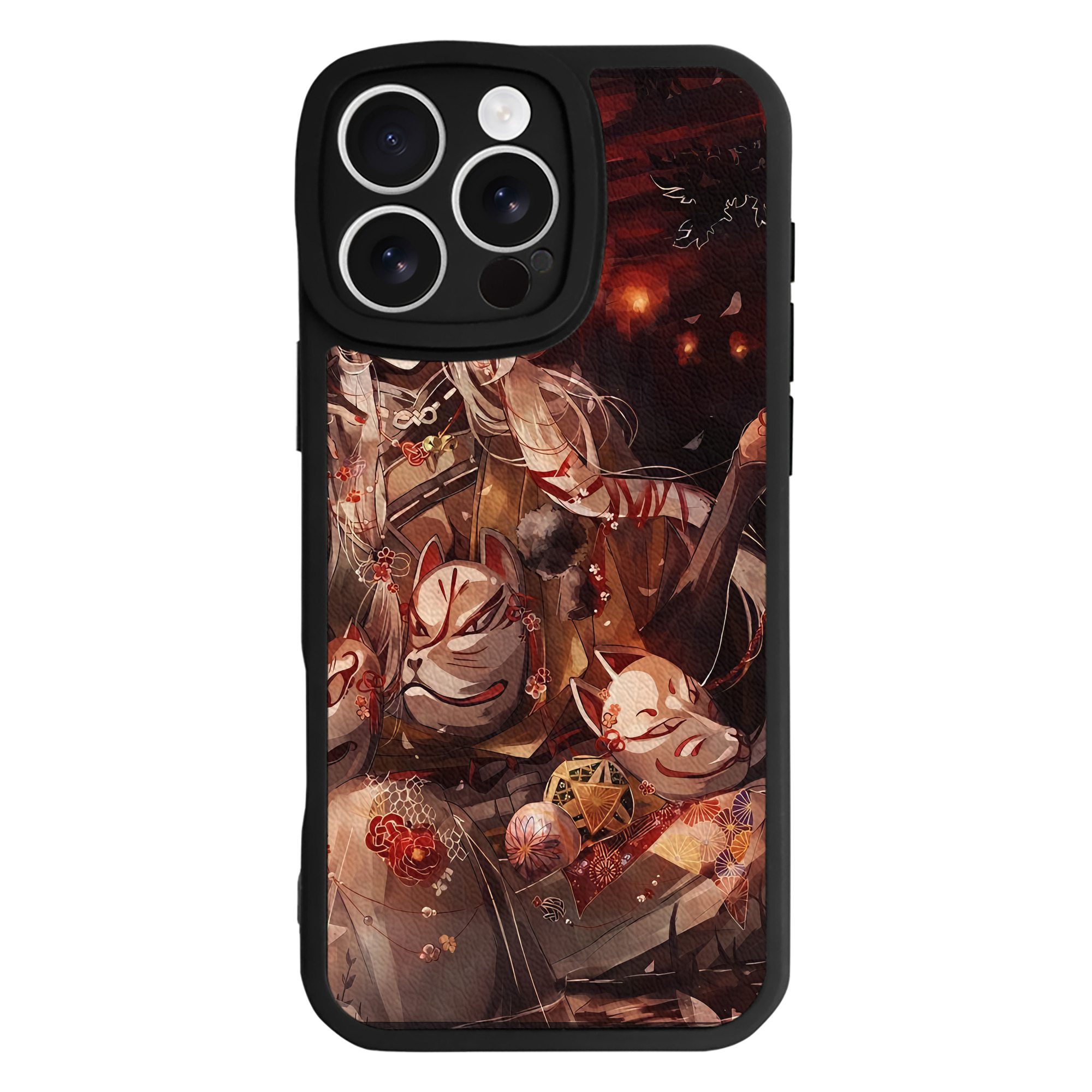 （画像用） 刀剣乱舞 Touken Ranbu 【iPhone 16シリーズ対応】シリコンスマホケース（レザー調） 材質：シリコン